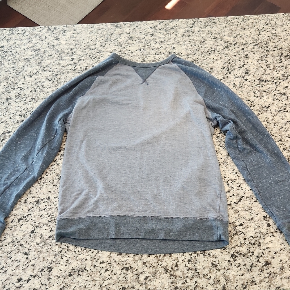Men's Two-Tone Gray Raglan Sweatshirt